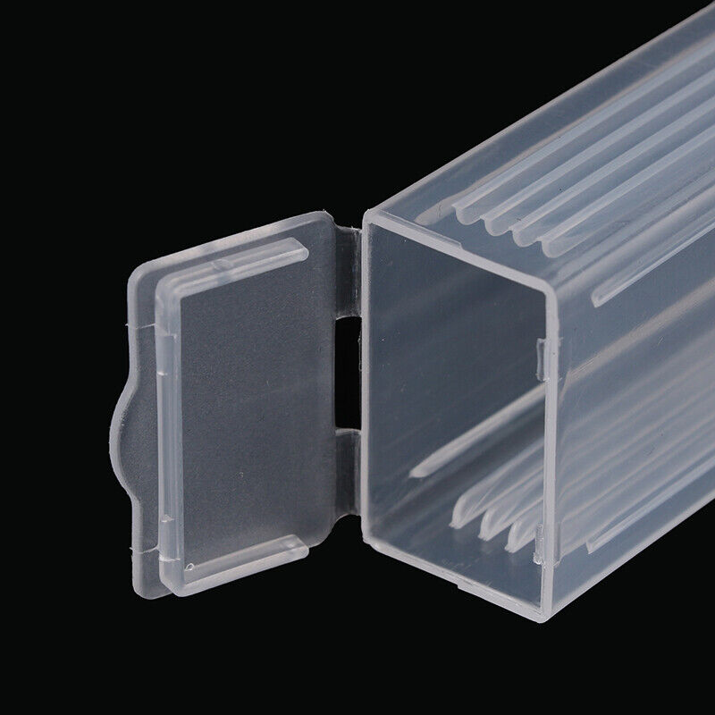 thumbnail interactive-video image 1 of Uxcell 10-Pack Plastic Microscope Slide Holder Boxes – Each Holds 5 Slides, Rectangle Storage Case 1 of 4